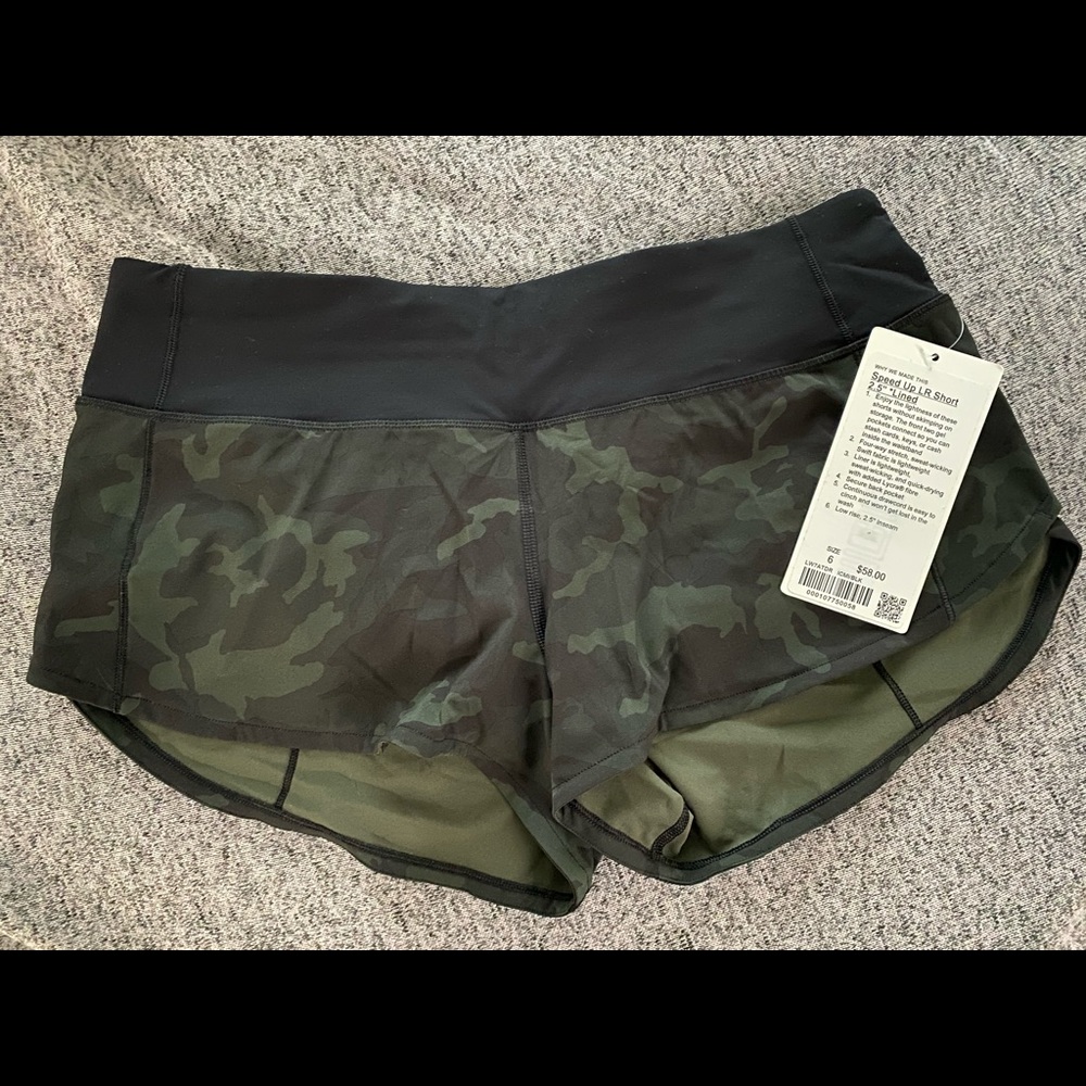 NWT Speed Up Short 2.5” size 6